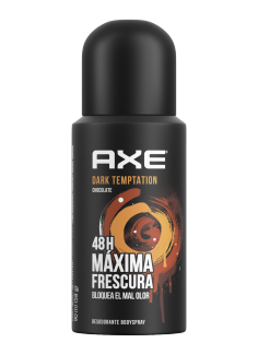 Mini Desodorante en aerosol Axe Dark Temptation de 90 ml con tecnología doble acción para caballero