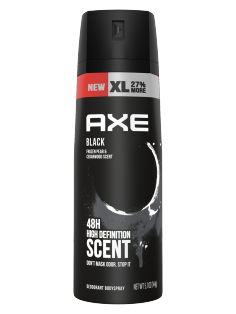 Black XL Deodorant Body Spray