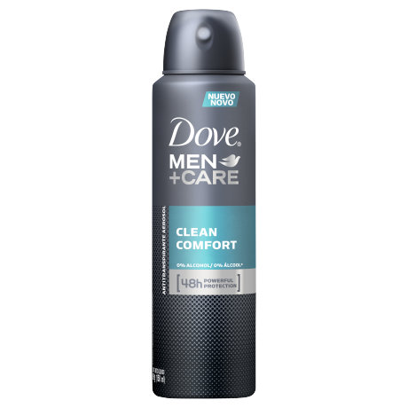 Dove Men+Care Clean Comfort Antitranspirante Aerosol 89g