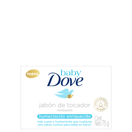 Baby Dove Jabón en barra Hidratación Enriquecida 75g