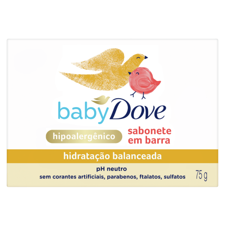 Sabonete em Barra Baby Dove Hidratação Balanceada 75g
