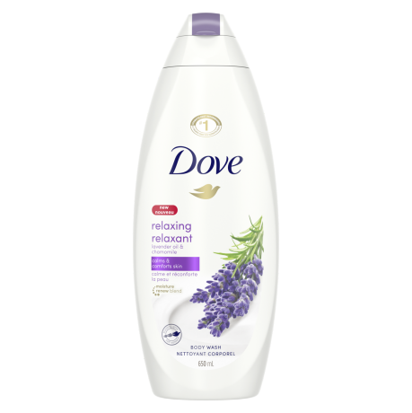 Relaxing Body Wash with Lavender and Chamomile 650ml