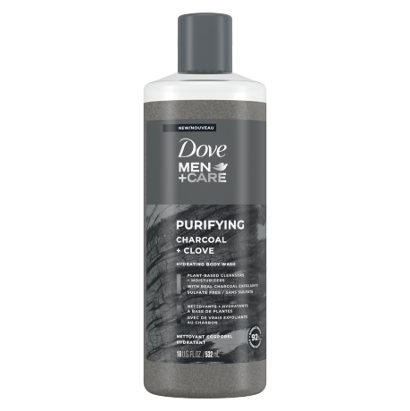 Men+Care Purifying Charcoal + Clove Body +Face Wash Front