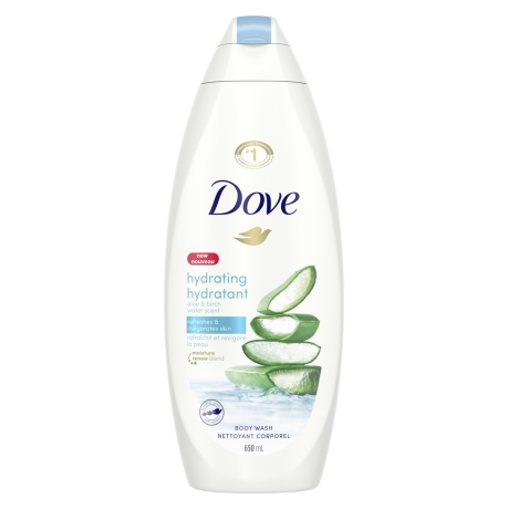 Dove Hydrating Body Wash with Aloe and Birch Water 650ml