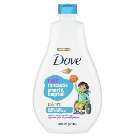 Dove Kids Care Bubble Bath Cotton Candy 20 oz