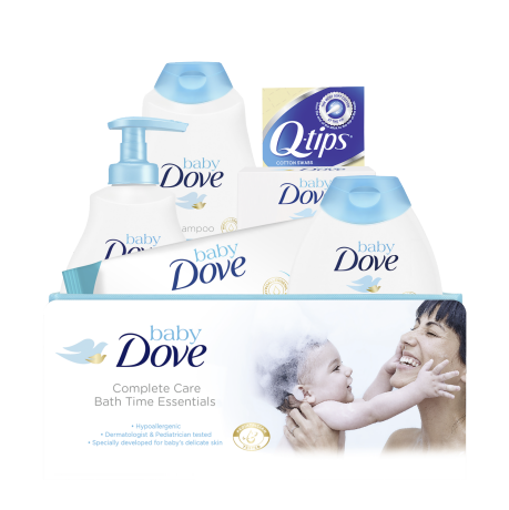 Baby Dove Set de regalo Complete Care Bath Time Essentials 6 artículos