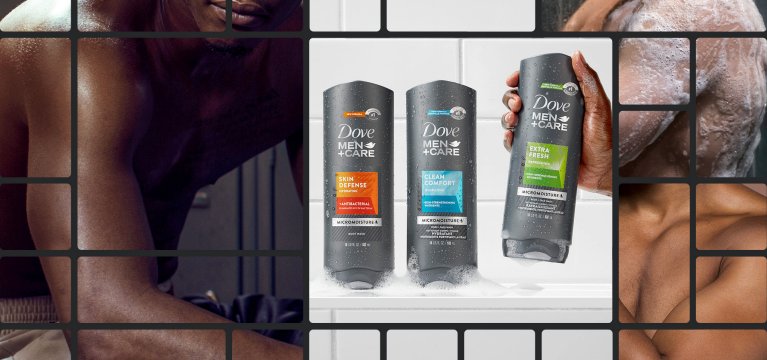 Dove Men+Care Help rebuild skin with every shower