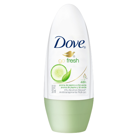 Dove Desodorante Roll On Go Fresh Pepino y Té Verde 50ml