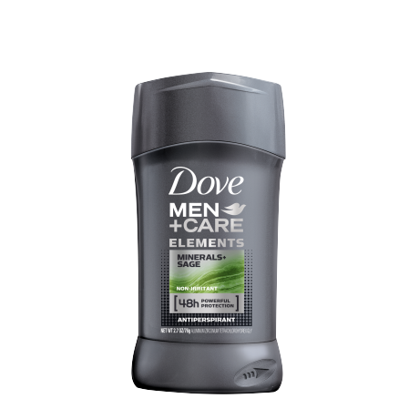 Dove Men+Care Elements Minerals + Sage Desodorante Antitranspirante en Barra 2.77oz