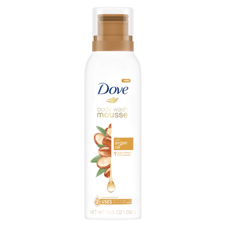 Body Wash Mousse with Argan Oil