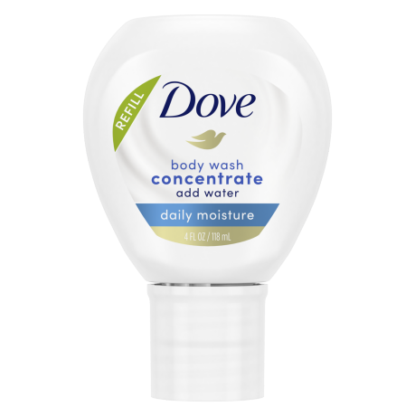 Dove Body Wash Concentrate Refill Daily Moisture 118ml