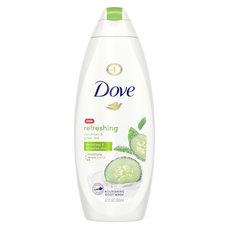 Refreshing Body Wash with Cucumber and Green Tea 22 oz