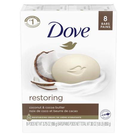 Dove Restoring Beauty Bar 8 bar 3.75oz