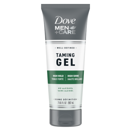 Dove Men+Care Alcohol-Free Taming Gel 7oz Front of Pack