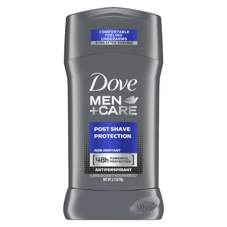 Dove Men+Care Post Shave Antiperspirant Stick 2.7 oz front