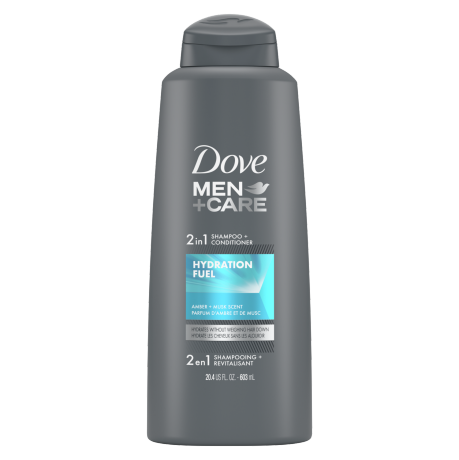 Dove Men+Care Hydration Fuel 2-in-1 Fortifying Shampoo + Conditioner