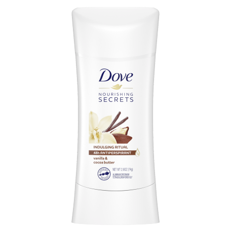 Dove Nourishing Secrets Antiperspirant Deodorant Stick Indulging Ritual Vanilla and Cocoa Butter