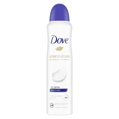 Dove Original Clean Dry Spray Antiperspirant 3.8 oz