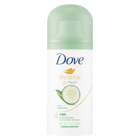 Dove Go Fresh Dry Spray Cool Essentials 1.0oz