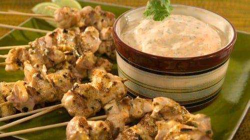Chipotle-Lime Chicken Skewers
