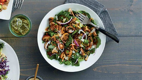 Sesame Thai  Mushroom Salad