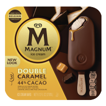 PNG - Magnum Ice Cream Bars For a Creamy Frozen Dessert Double Caramel Made