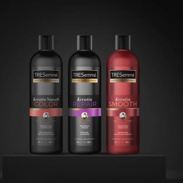 Collection shot of Shampoo products